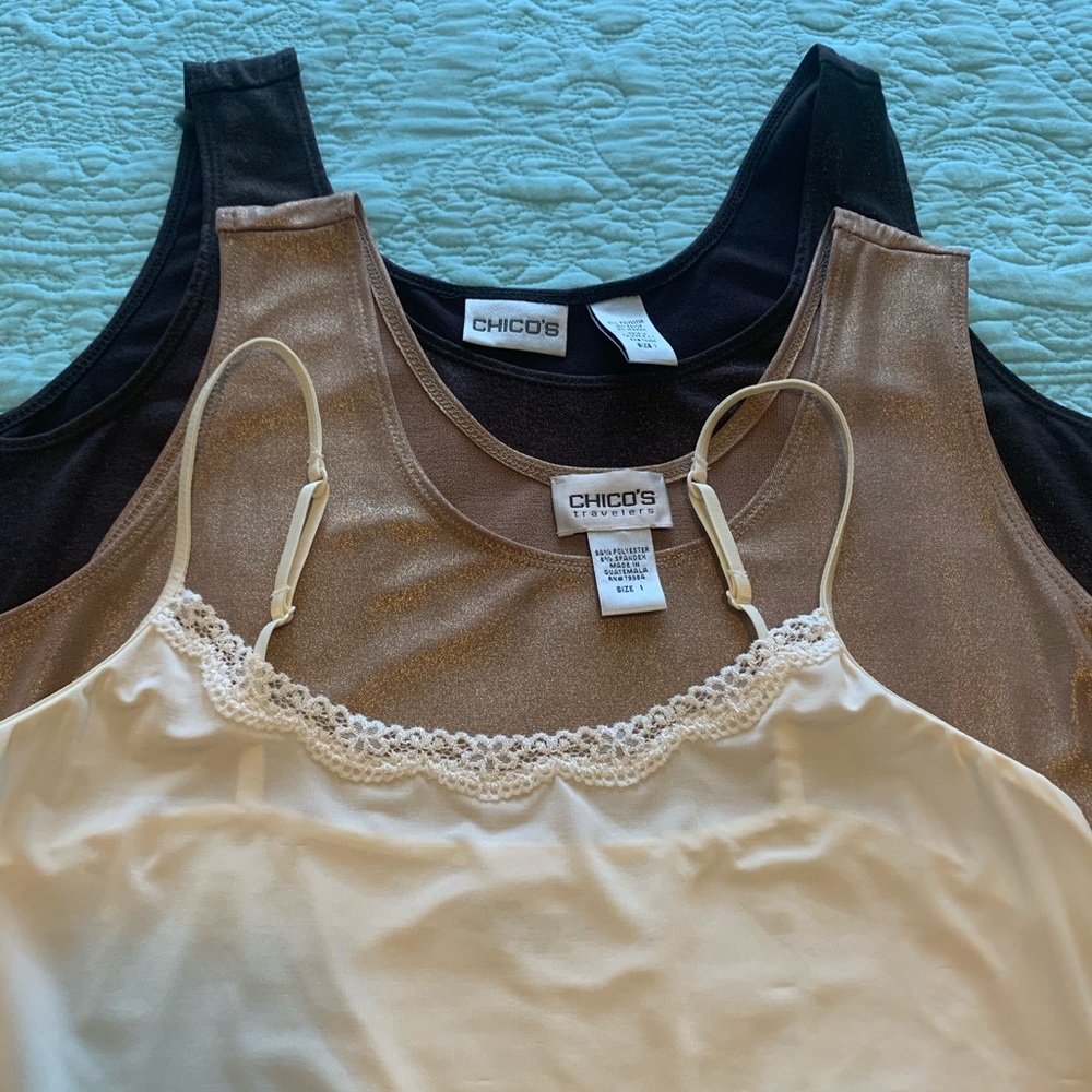 3 Tops - ✨Tanks (2) & Camisole (1)